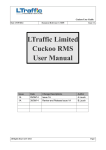 LTraffic Limited Cuckoo RMS User Manual