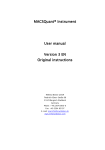 MACSQuant® Instrument User manual Version 3 EN Original