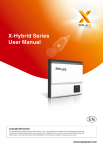 X-Hybrid Series User Manual