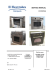 SERVICE MANUAL COOKING