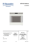 SERVICE MANUAL COOKING