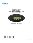 FOSTER DRP RBC MK 3 CONTROLLER SERVICE MANUAL