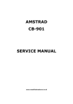 AMSTRAD CB-901 SERVICE MANUAL