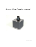 Arcam rCube Service manual