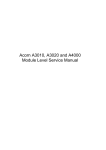 Acorn A3010, A3020 and A4000 Module Level Service Manual