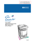 HP LaserJet 8550 Printer Service Manual