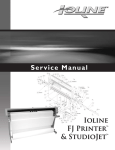 Service Manual Ioline FJ Printer™ & StudioJet™