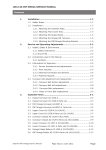 100/140 INF OMEGA SERVICE MANUAL Page i Contents