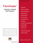 ViewSonic PJD5152 - Spanish User Guide