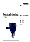 Operating Instructions - Process pressure transmitter IPT