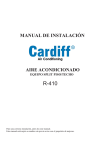 Installation Manual CARDIFF LFXH