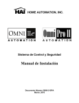 Omni IIe and OmniPro II Installation Manual