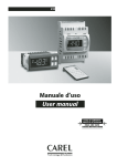 Manuale d'uso User manual