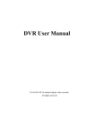 DVR User Manual - SPYMICRO CCTV & Surveillance Technologies