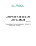Channel in a Box Lite User Manual