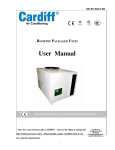 User Manual - CARDIFF Air Conditioning