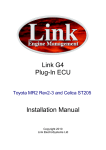 PlugIn Installation Manual - Link Engine Management