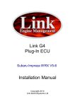 PlugIn Installation Manual - Link Engine Management