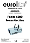 EUROLITE Foam 1500 User Manual (#3046)