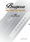 BUGERA 1960 User Manual