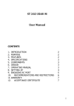 ST 202 UDAV-M User Manual