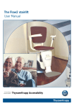 The Flow2 stairlift User Manual
