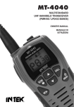 USER MANUAL MT-4040