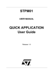 STPM01 QUICK APPLICATION User Guide