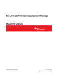 EK-LM4F232 Firmware Development Package User's Guide