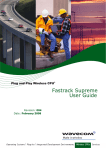 Fastrack Supreme User Guide