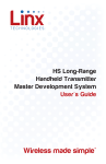 HS Long-Range Handheld Transmitter Master Development System