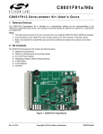 UDP SiM3C1xx MCU Card User's Guide