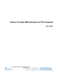 Stratix V Avalon-MM Interface for PCIe Solutions User Guide