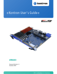 Kontron User's Guide «