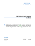 POS-PHY Level 2 and 3 Compiler User Guide