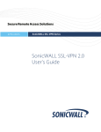 SonicWALL SSL-VPN 2.0 User's Guide