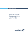 Mobile Connect for Android 2.0 User Guide