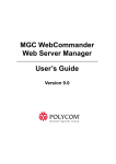 Web Server Manager User's Guide 9.0