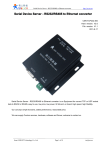 RS232 RS485 to ethernet converter user guide USR-TCP232-300