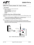 UDP SiM3C1xx MCU Card User's Guide