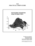 SAS PRACTICAL USER'S GUIDE