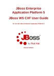 JBoss WS CXF User Guide - for use with JBoss