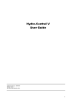 Hydro-Control V User Guide