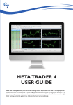 META TRADER 4 USER GUIDE