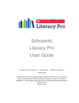 Scholastic Literacy Pro User Guide