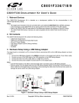 UDP SiM3C1xx MCU Card User's Guide