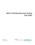 MAX 10 JTAG Boundary-Scan Testing User Guide