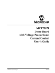 MCP73871 Demo Board with Voltage Proportional