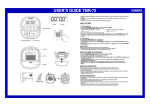 USER'S GUIDE TMR-72