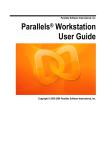 Parallels Workstation User Guide